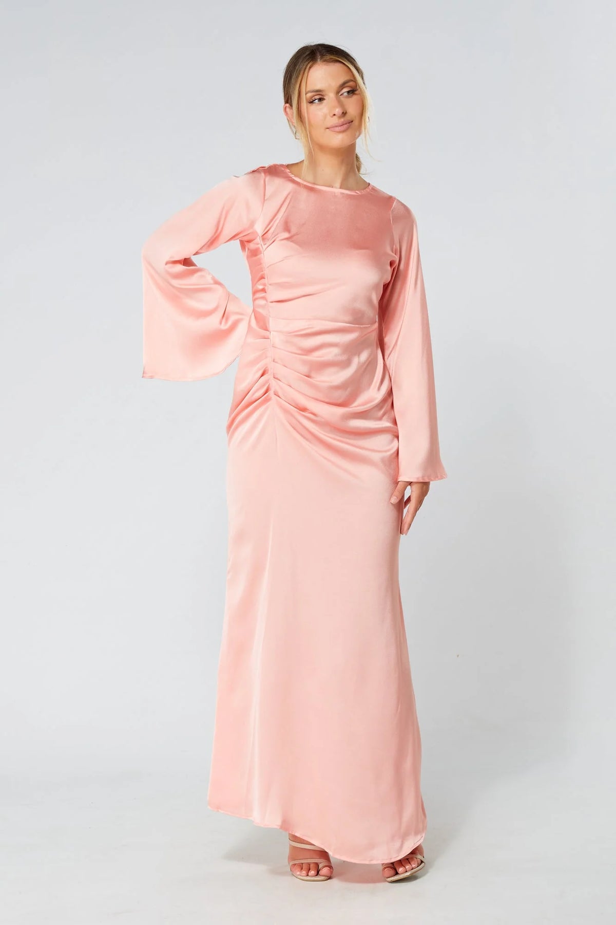 Malika Blush Maxi Dress