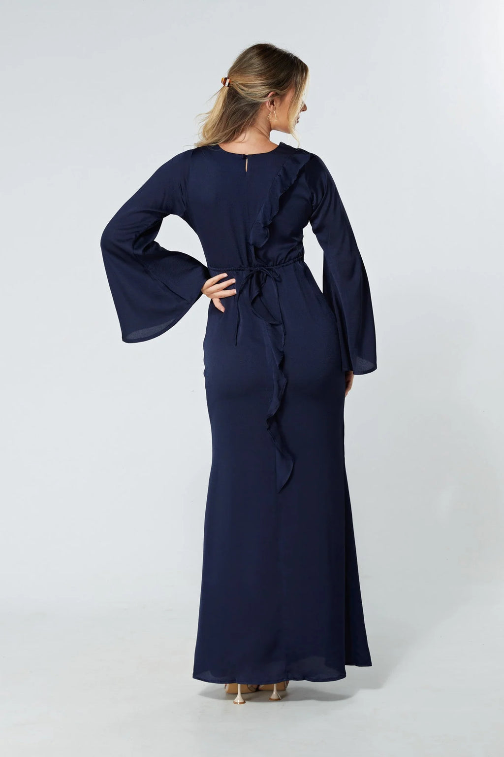 Malika Navy Maxi Dress