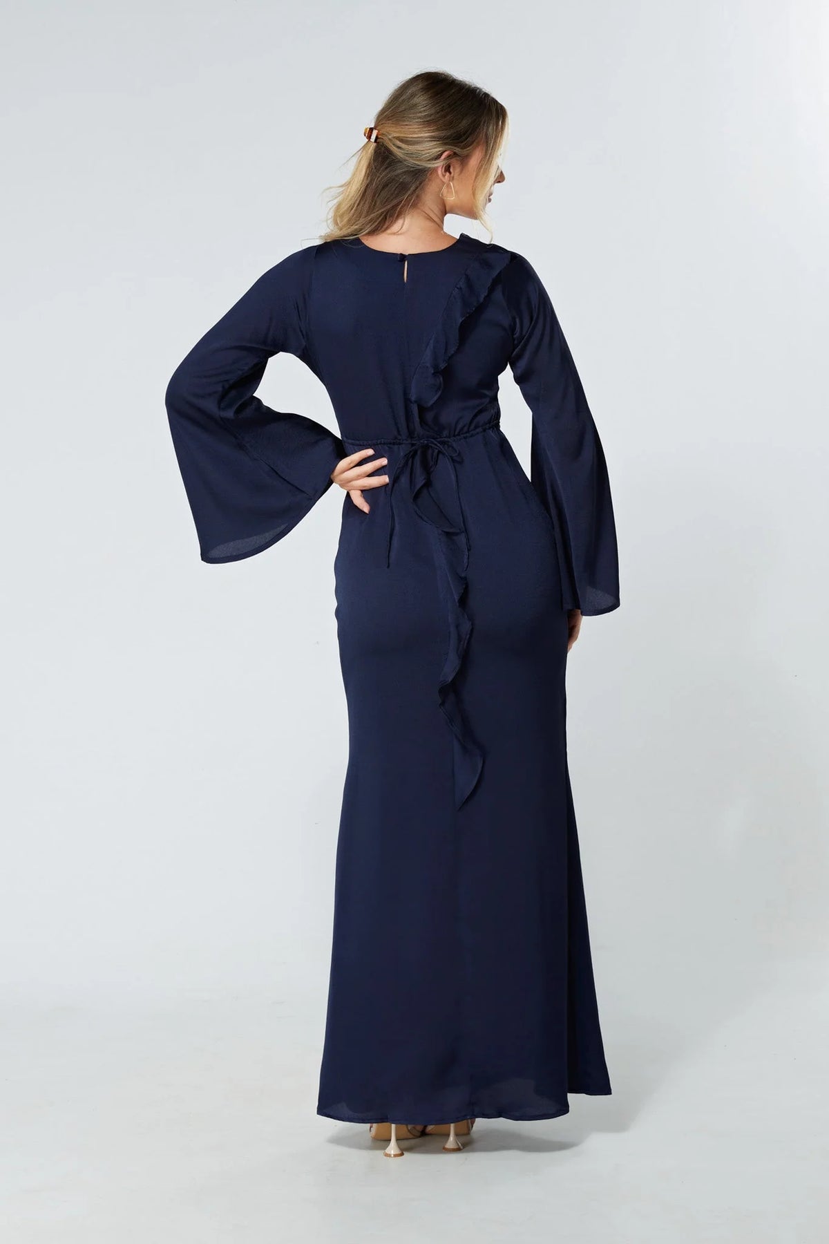 Malika Navy Maxi Dress