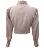 June Pink Crop Shirt