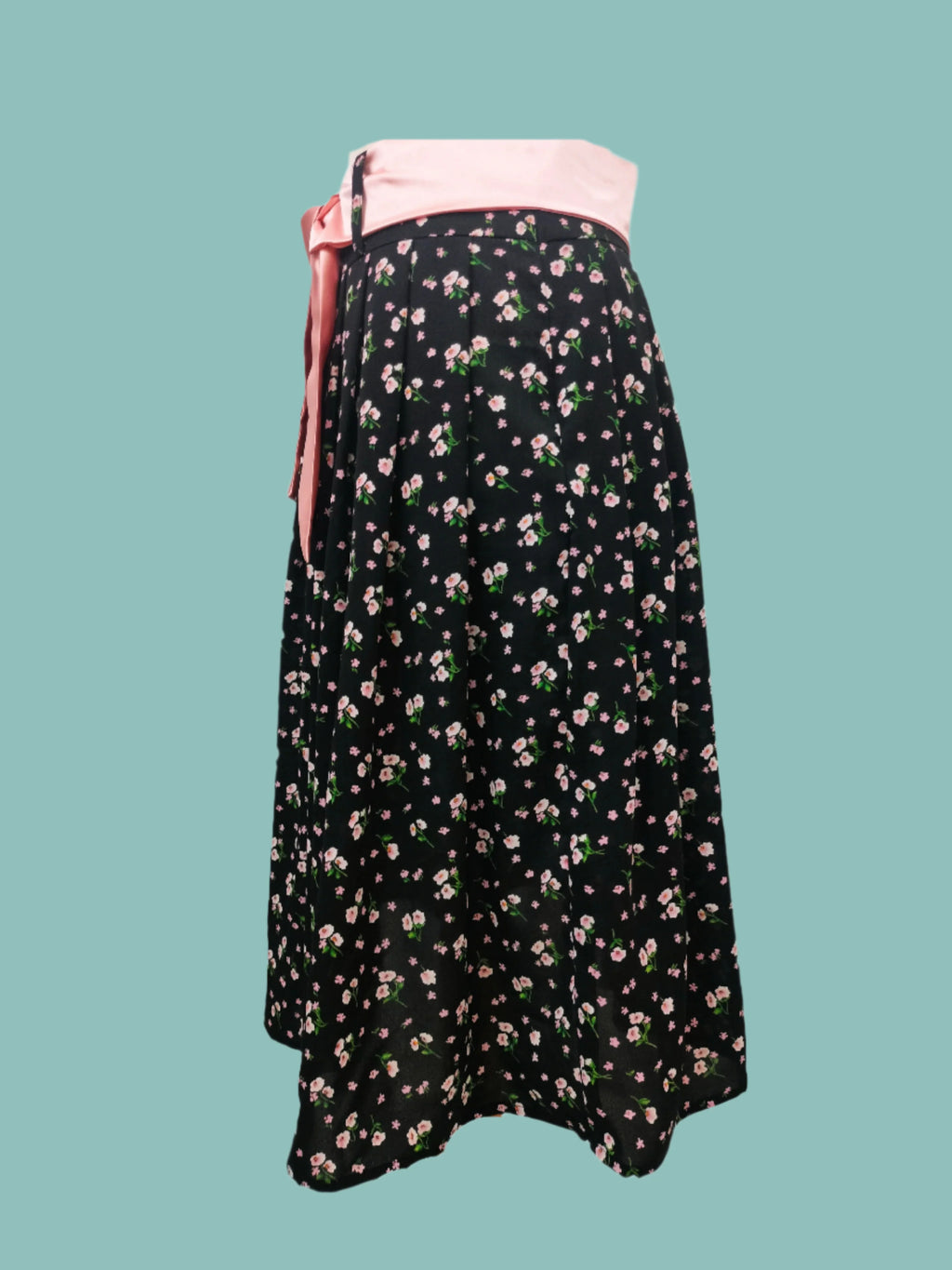 Imara Black Printed Skirt