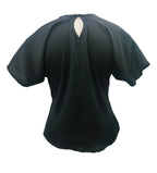 Yanina Black White Top