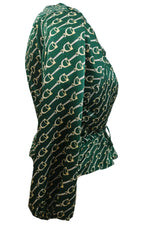 Stella Green Vintage Buttoned Blouse