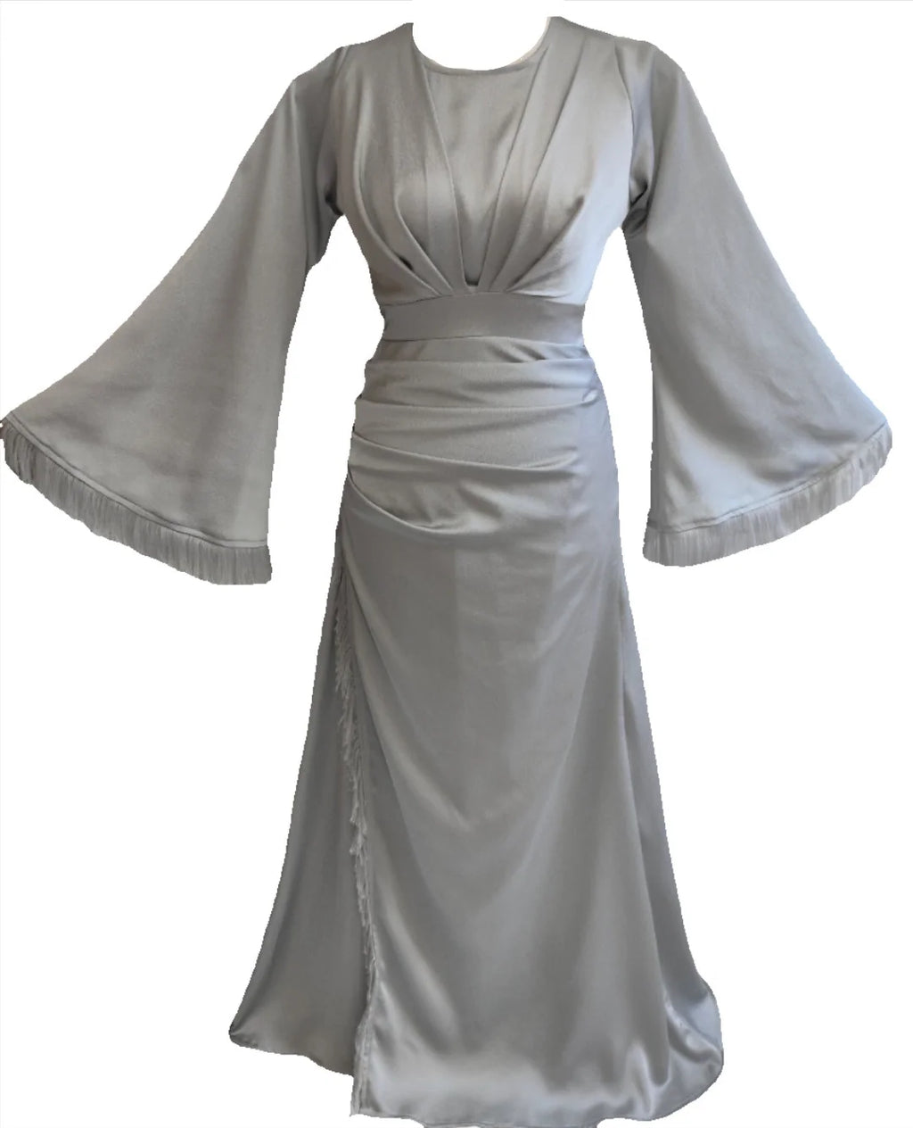 Amaya silver maxi dress