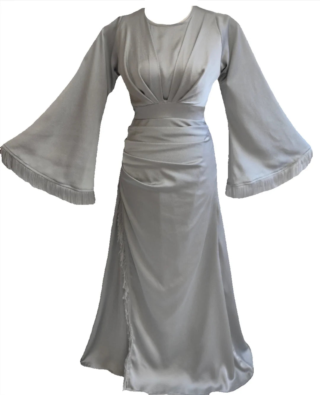 Amaya silver maxi dress