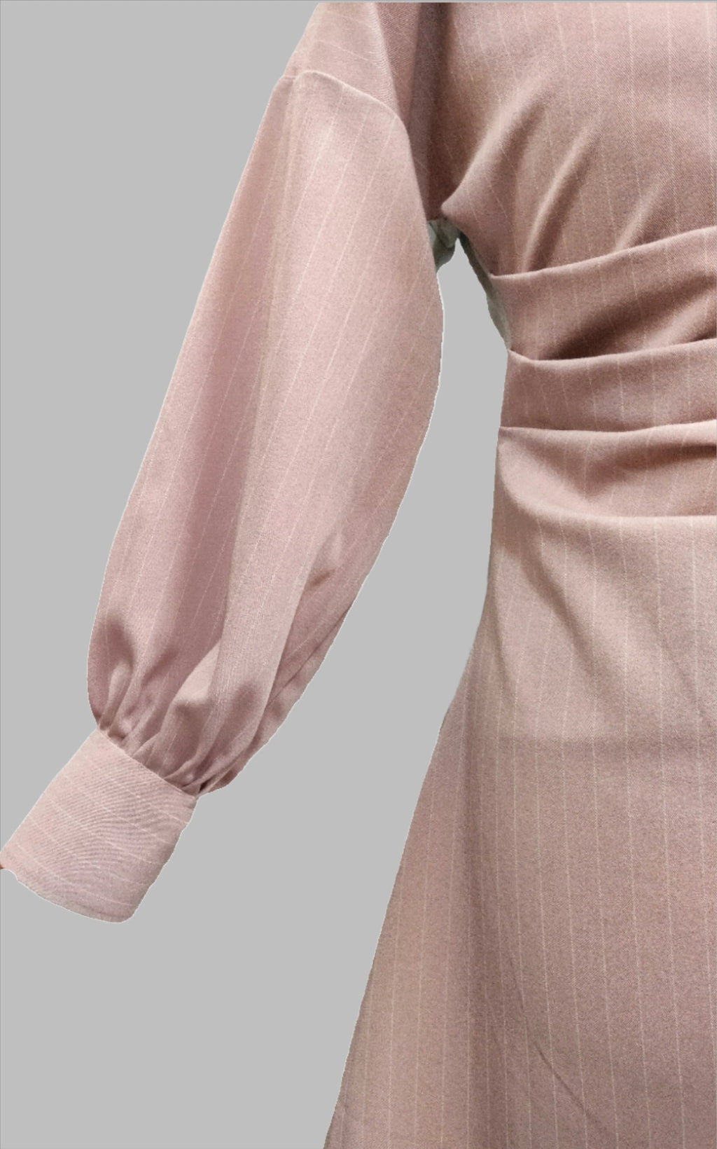 Gemma pink light blue split shirt