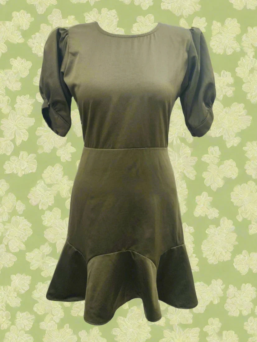 Lindsey Moss Green Midi Dress