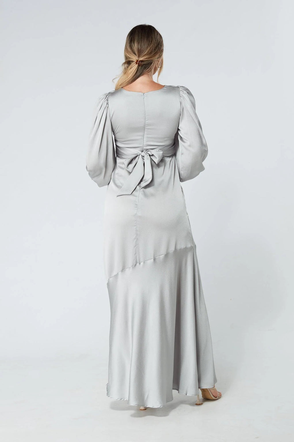 Naomi Silver Maxi Dress