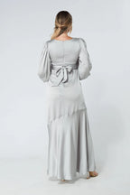 Naomi Silver Maxi Dress