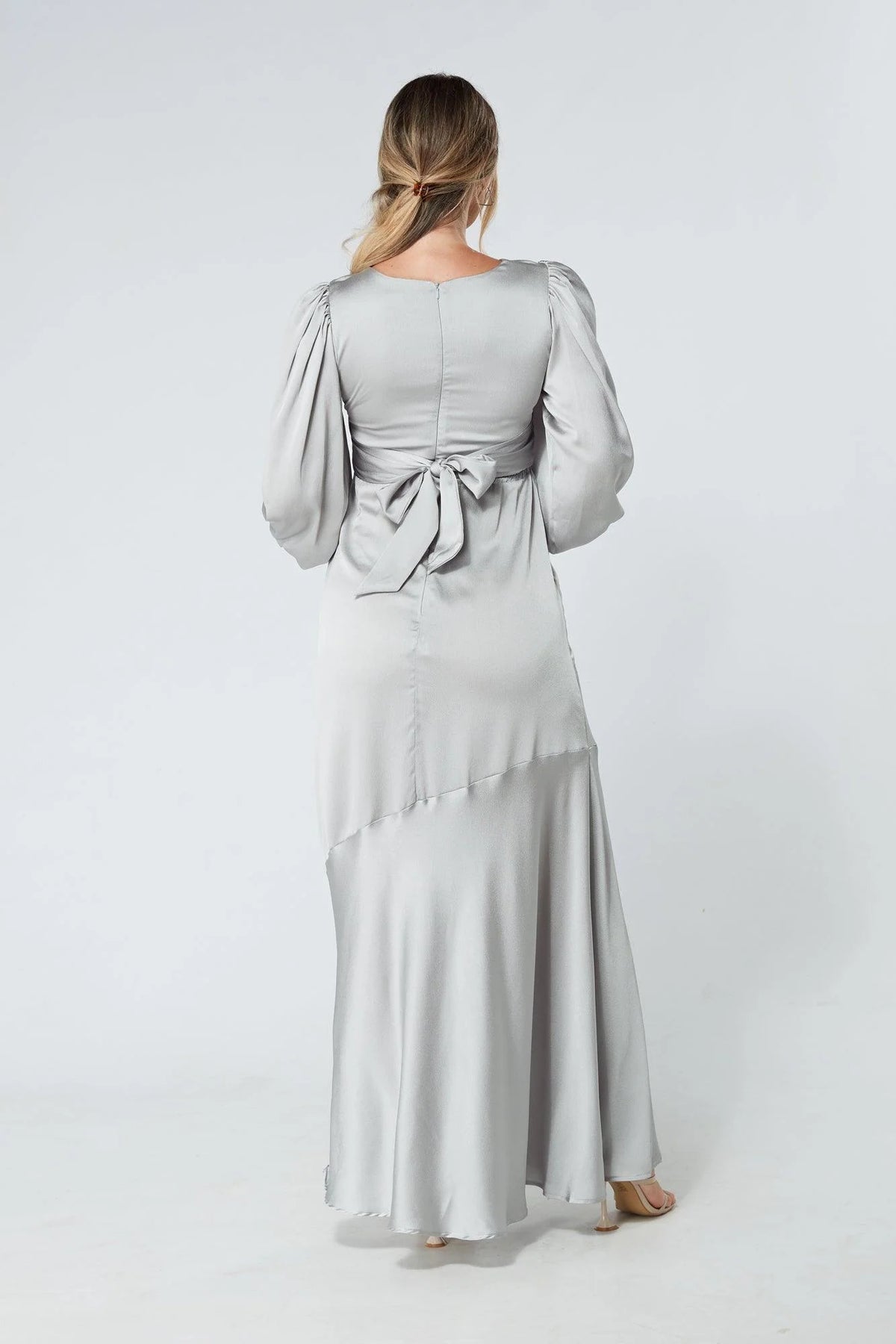 Naomi Silver Maxi Dress