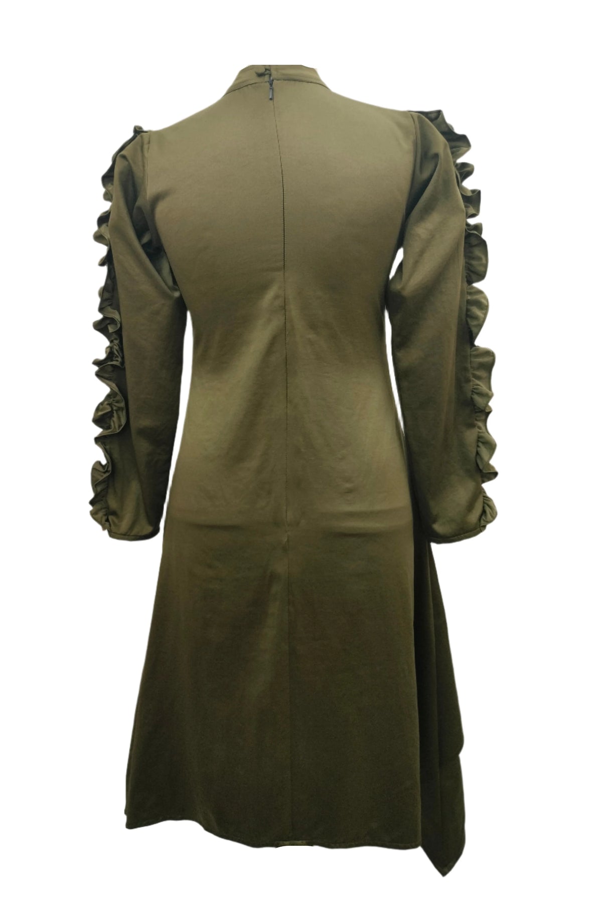 Eva Moss Green Midi Dress