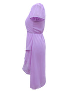 Madeline Purple Midi Dress