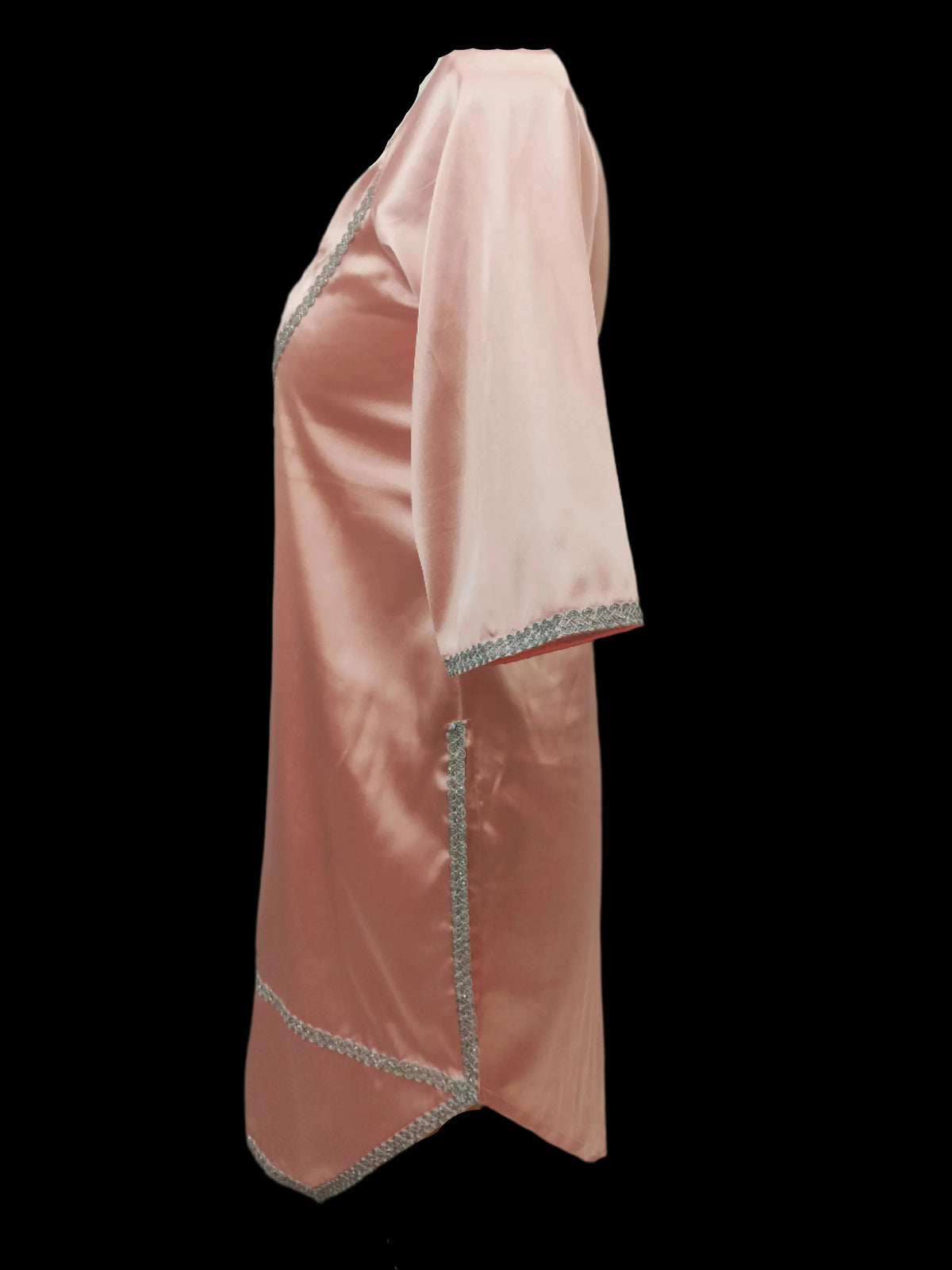 Maha Pink Premium Satin Kameez