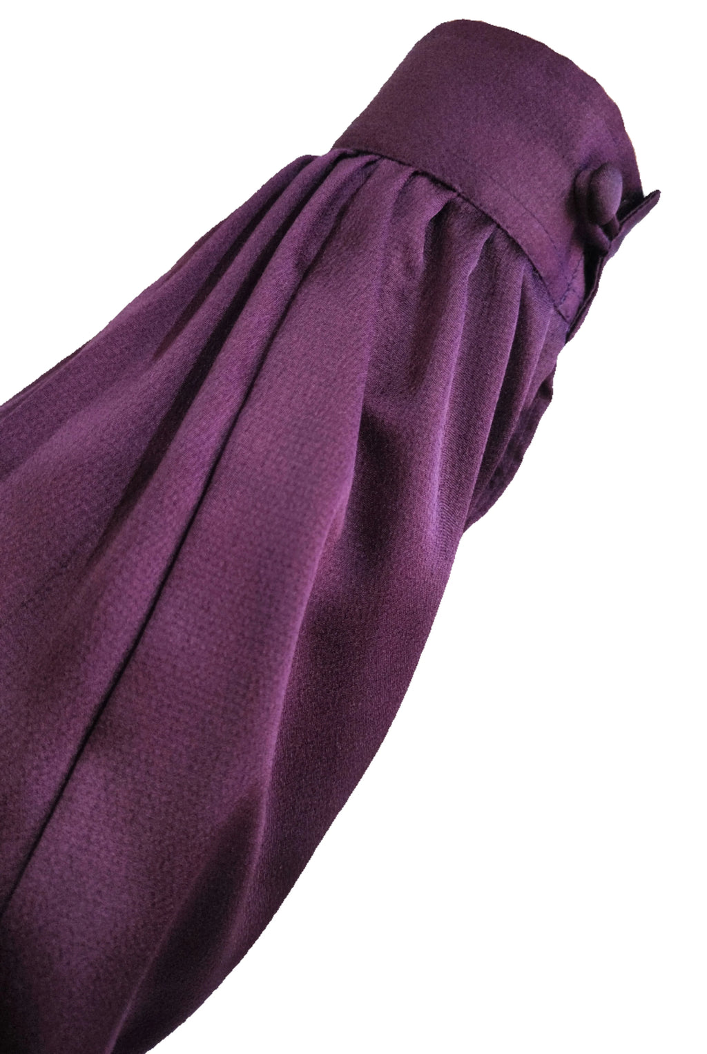 Emily Purple Satin Midi Dress