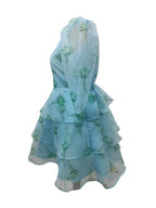 Quinn Floral Sky Blue Mini Dress