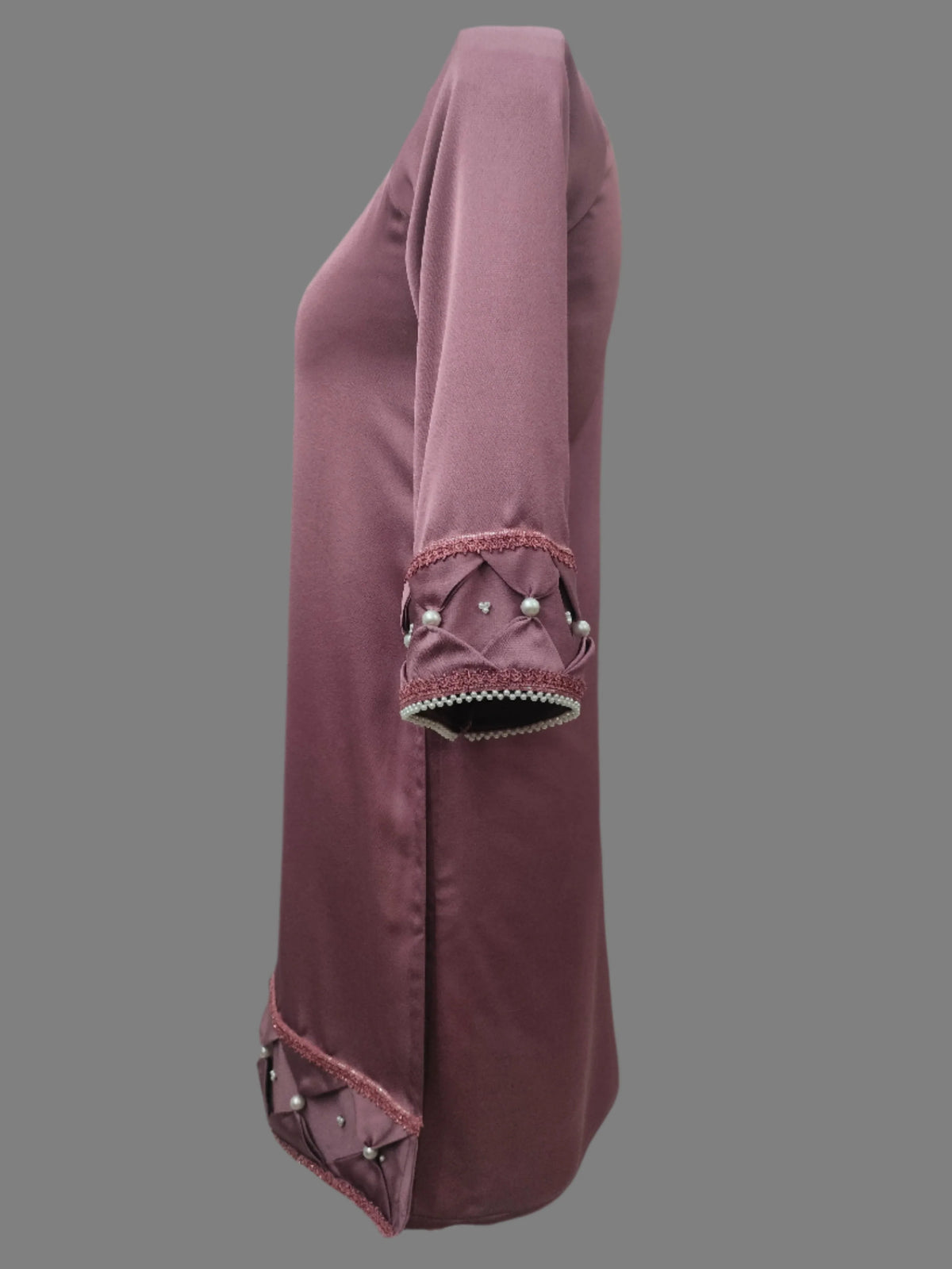 Seri Lilac Pink Premium Satin Kameez