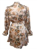 Soha floral frilled top