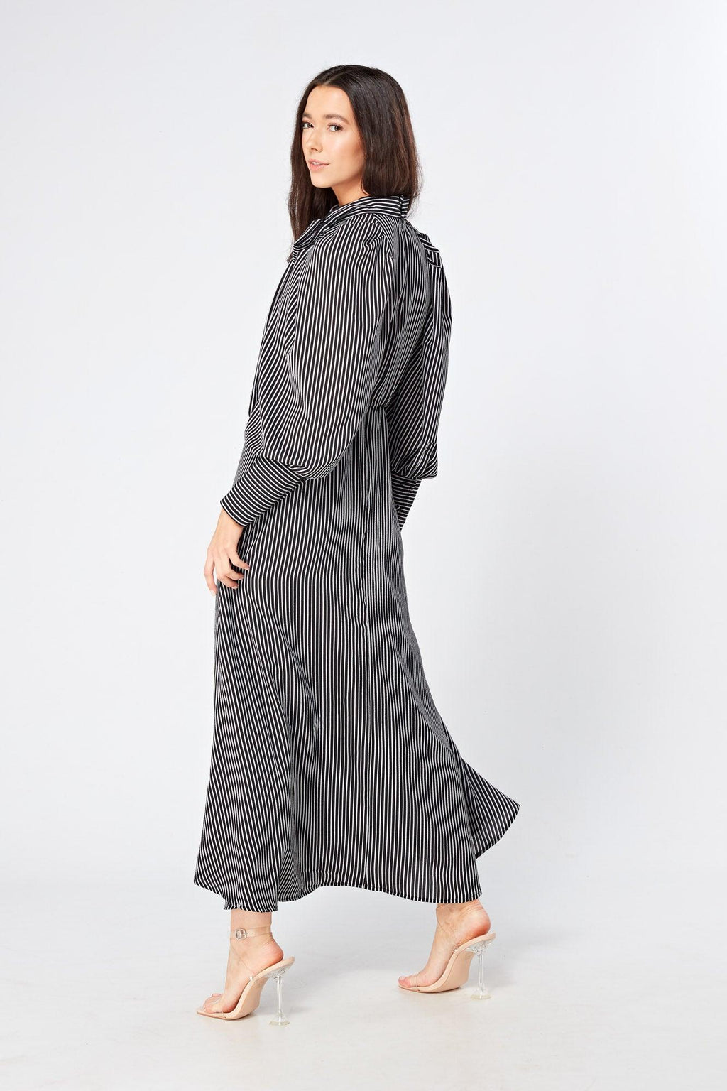 Lilia High Neck Maxi Dress