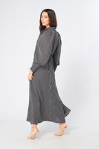 Lilia High Neck Maxi Dress