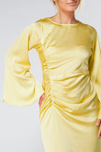 Malika Yellow Maxi Dress