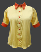 Moana Yellow Plain Beach Shirt