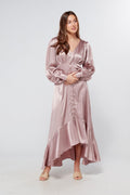 Charlize Dusty Pink Maxi Dress