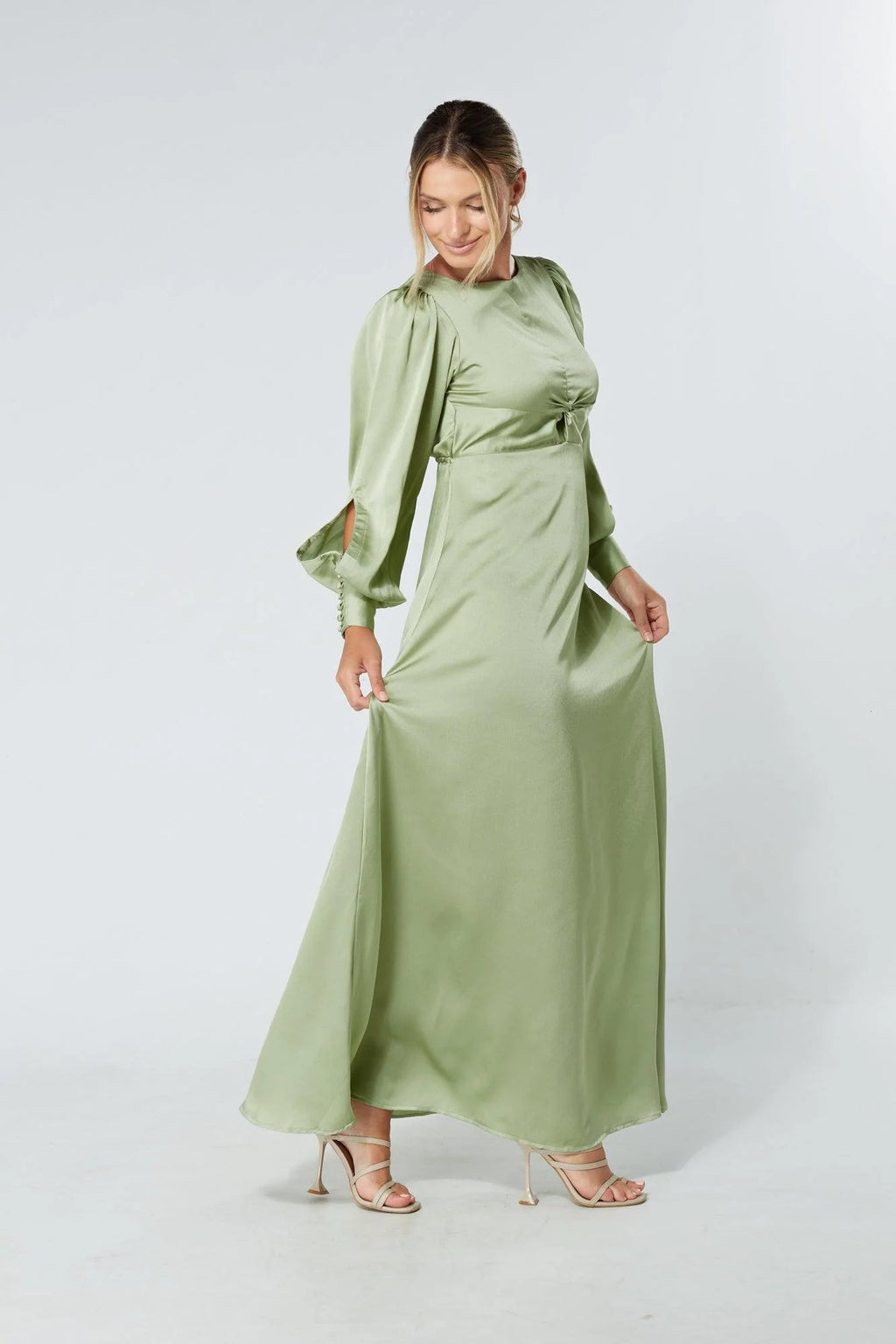 Olivia Knotted Front Maxi Dress