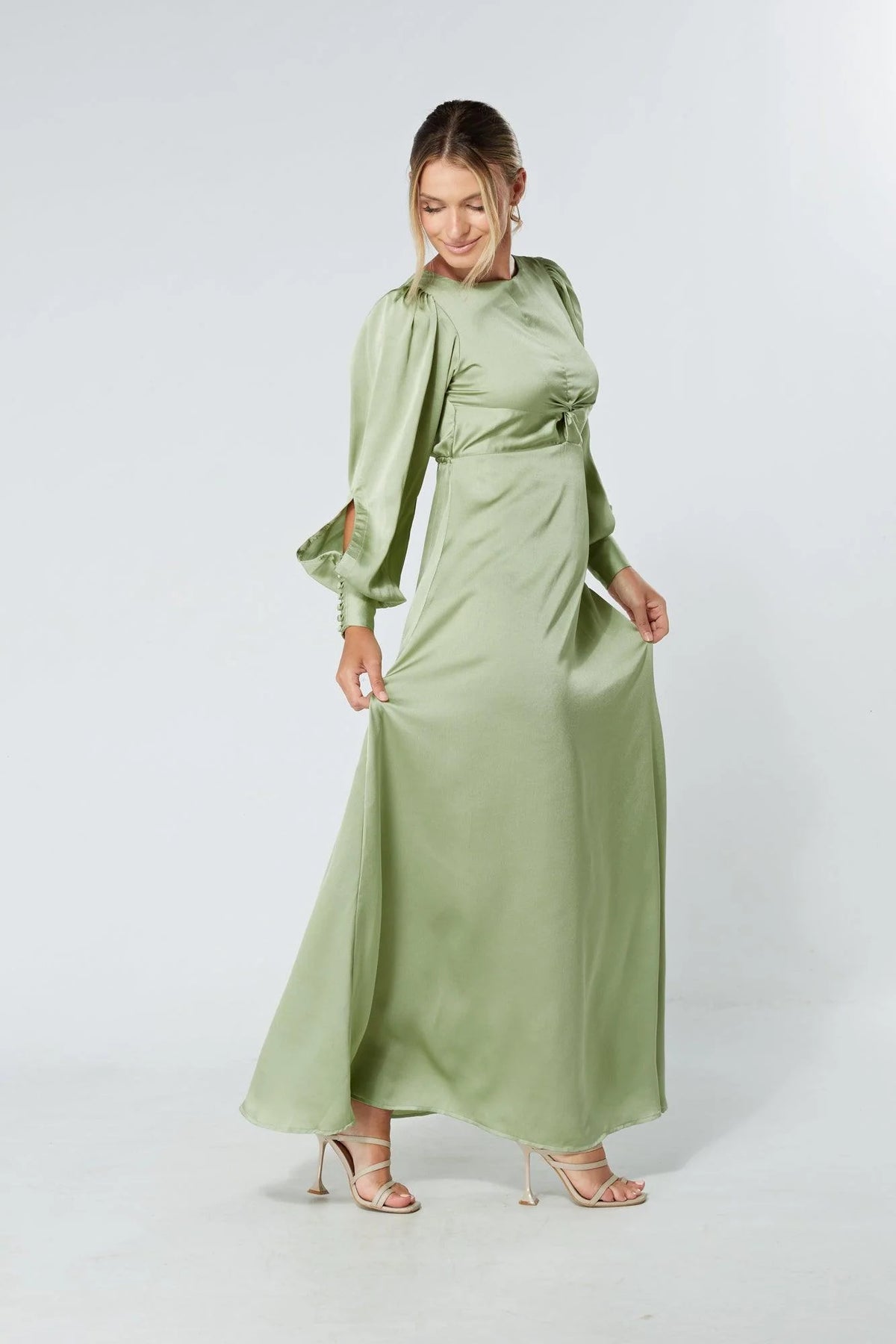 Olivia Knotted Front Maxi Dress