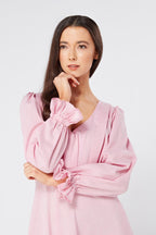 Alira Rosy Pink Midi Dress