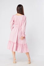 Alira Rosy Pink Midi Dress