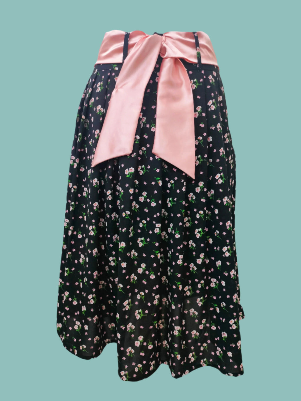 Imara Black Printed Skirt