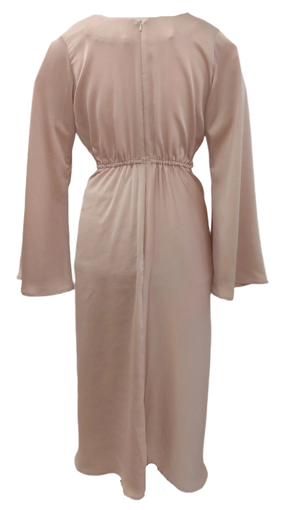 Natasha Beige Midi Dress