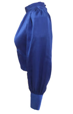 Tracy cobalt blue crop top
