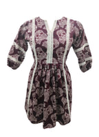 Sheliya Brown White Ethnic Kurti