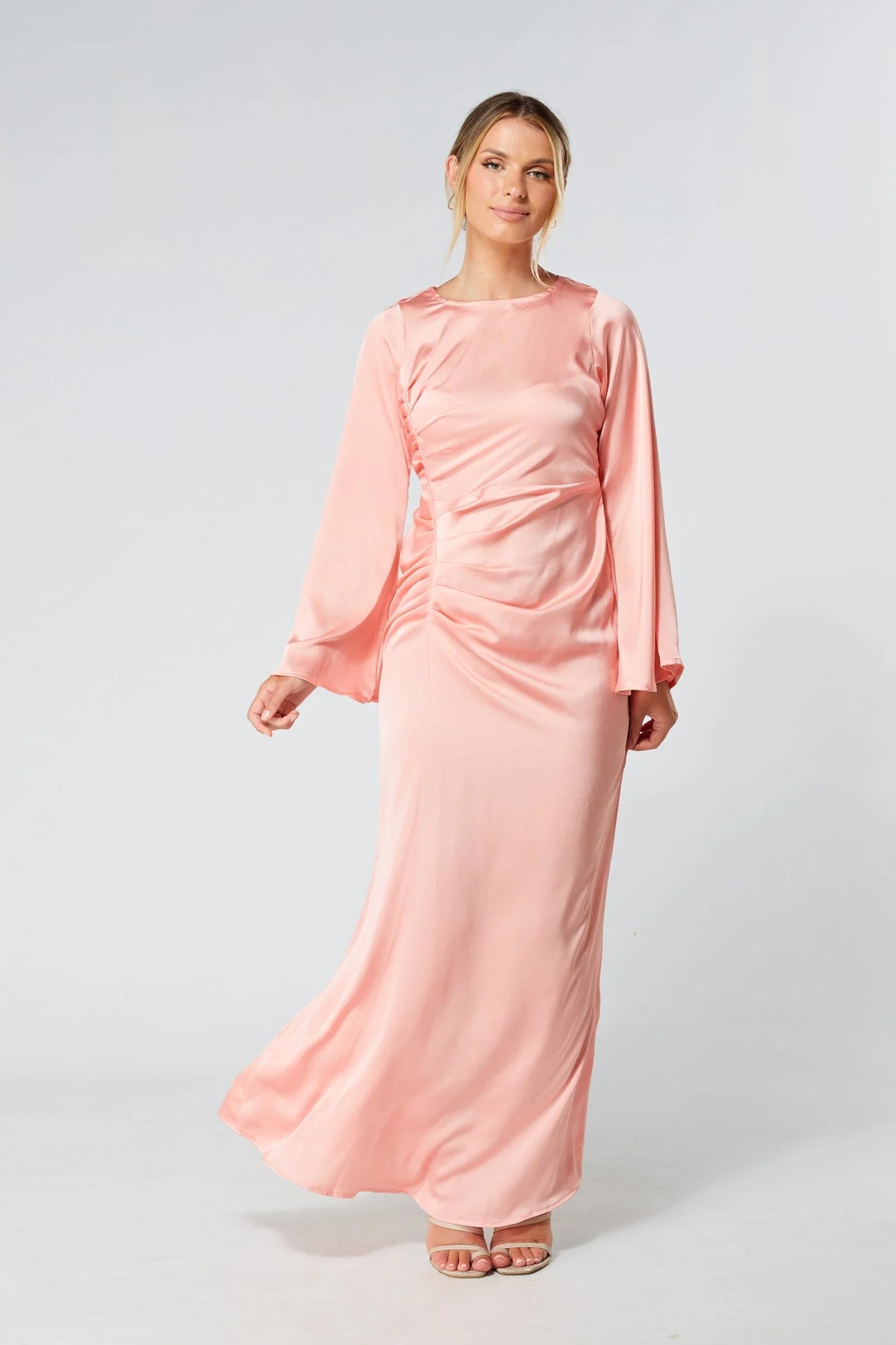 Malika Blush Maxi Dress