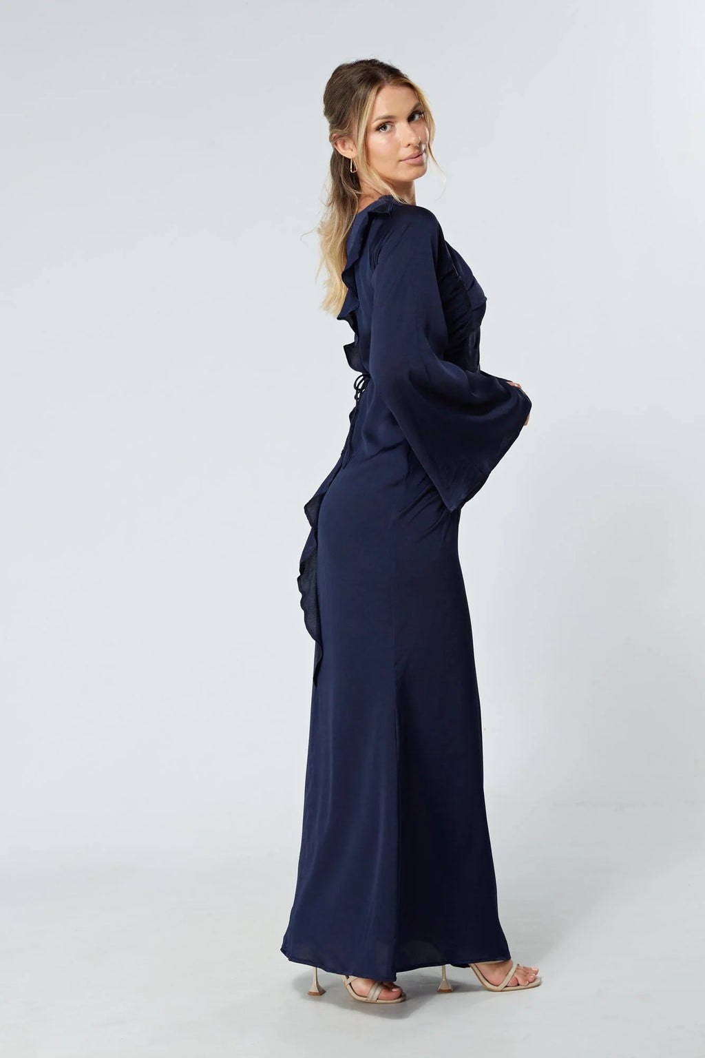 Malika Navy Maxi Dress