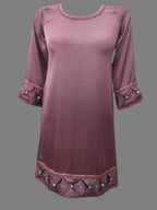 Seri Lilac Pink Premium Satin Kameez