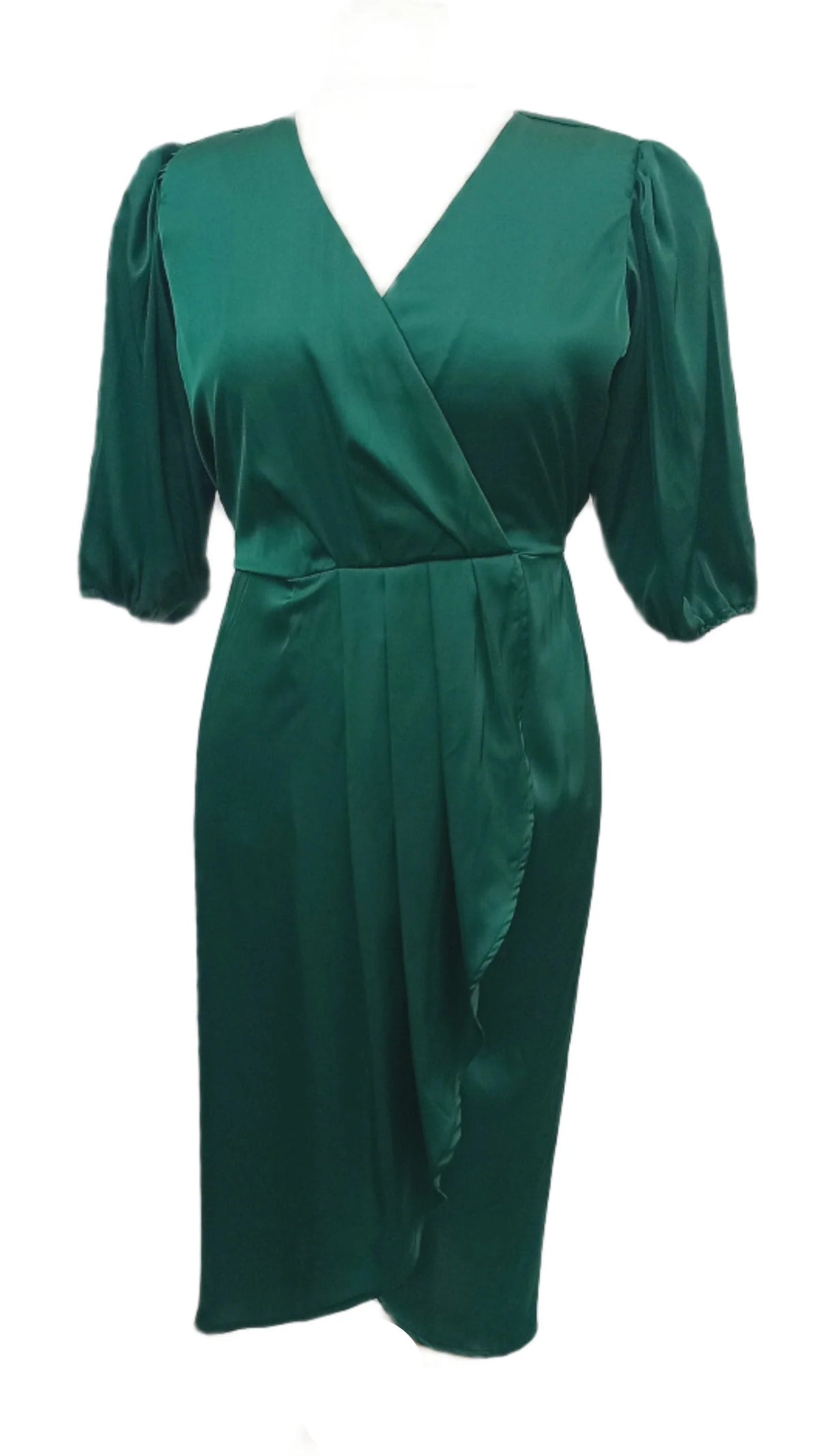 Rachel Green Satin Midi Dress