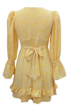 Blossom Yellow Mini Dress