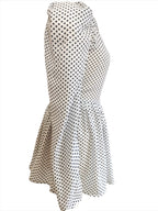Niya white polka dotted top