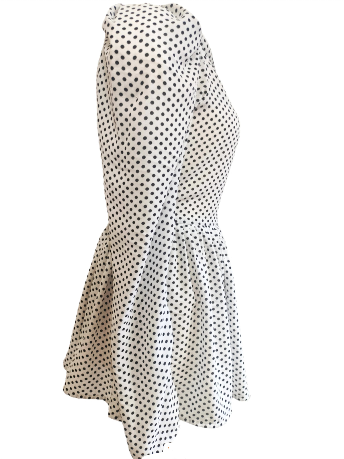 Niya white polka dotted top