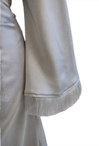 Amaya silver maxi dress