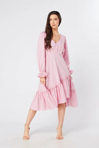 Alira Rosy Pink Midi Dress
