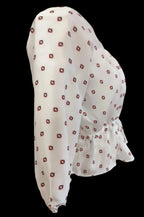 Stella White Vintage Buttoned Blouse