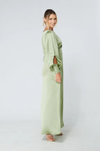 Olivia Knotted Front Maxi Dress