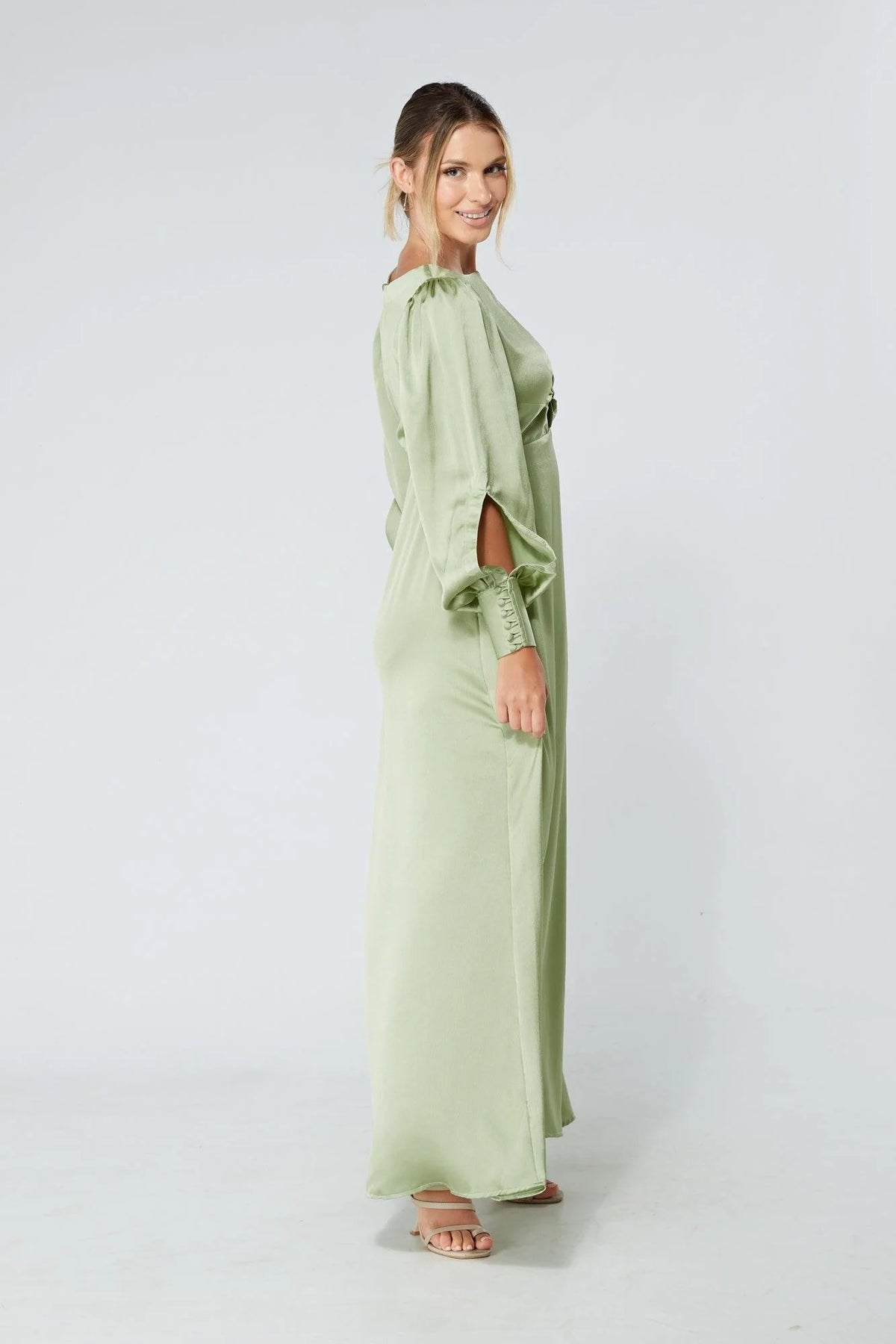 Olivia Knotted Front Maxi Dress