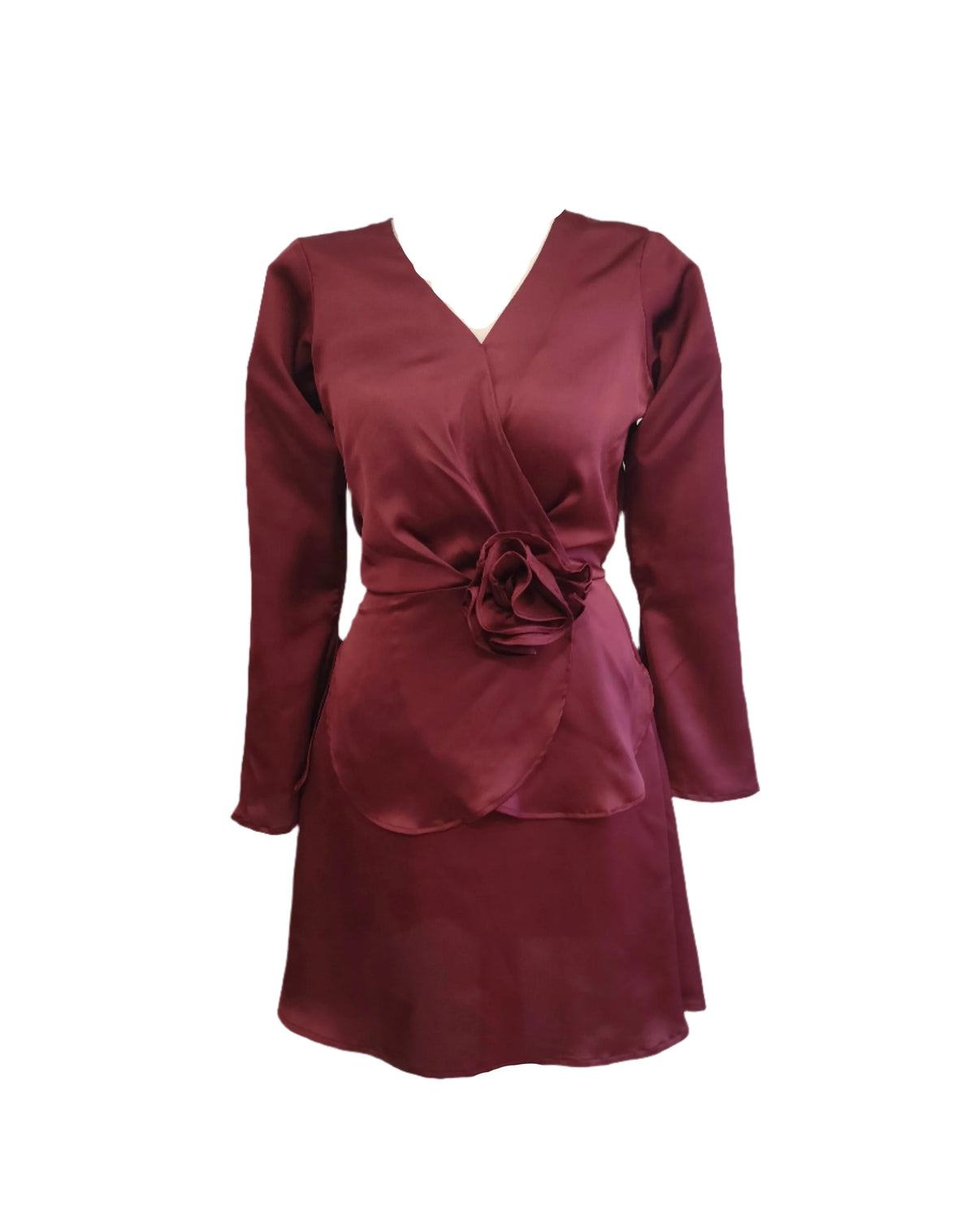 Hazel dark red top