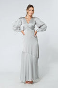 Naomi Silver Maxi Dress