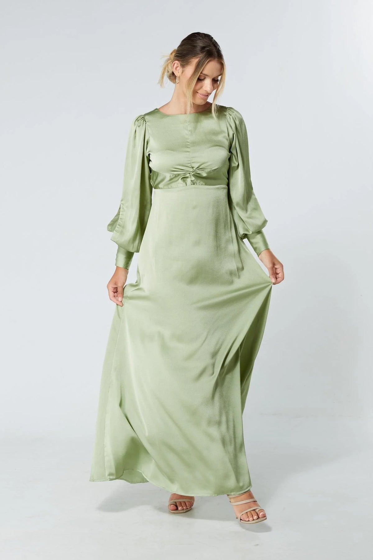 Olivia Knotted Front Maxi Dress