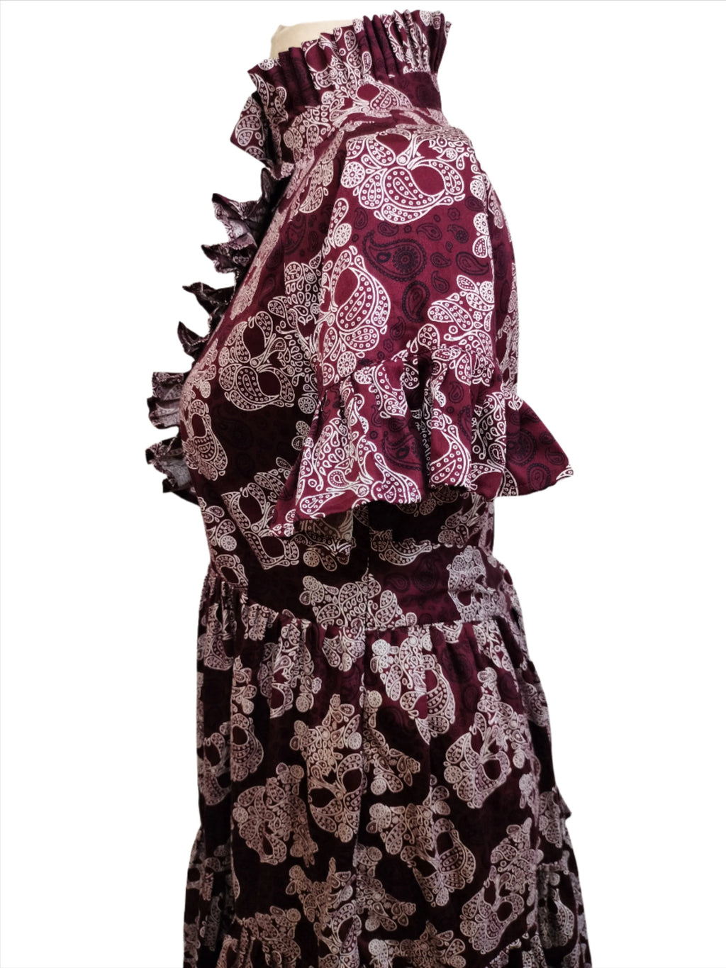 Viola Brown Printed Mini Dress